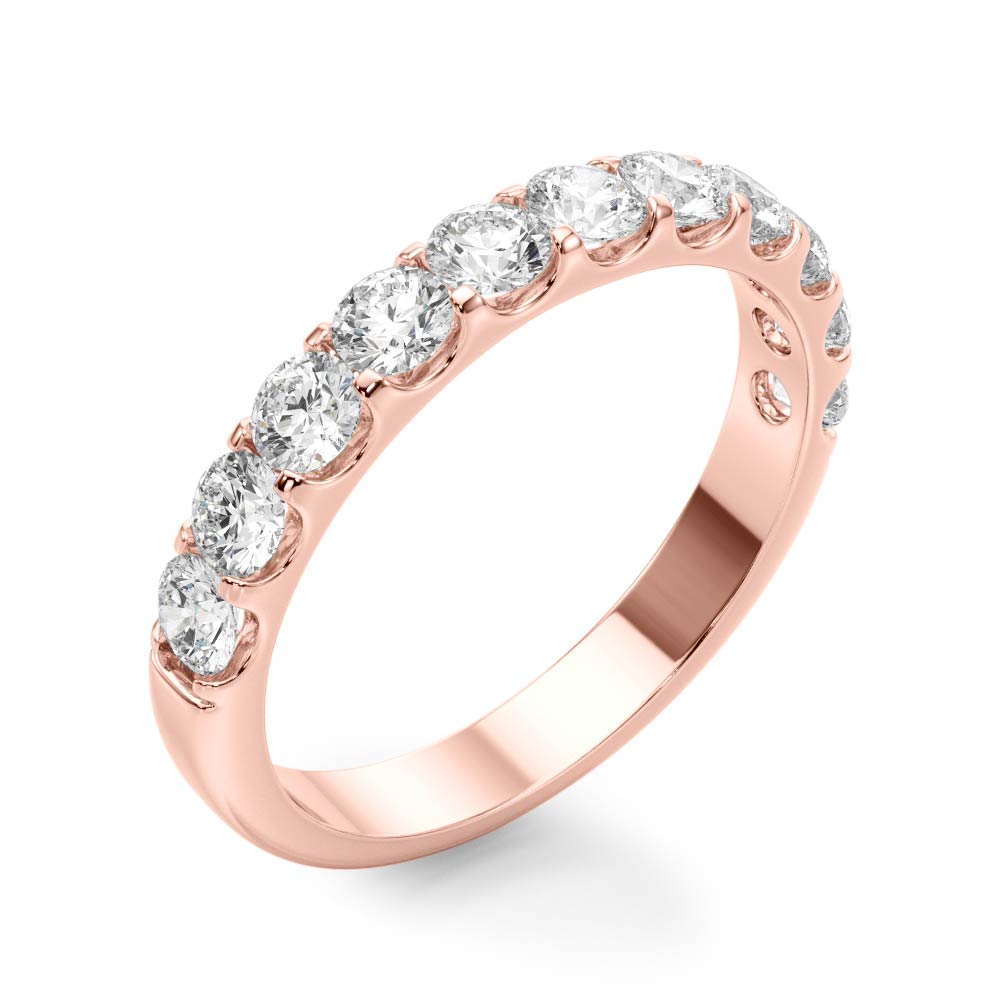 Whisper Light lab-grown diamond band, 14k rose gold#Color_Rose Gold