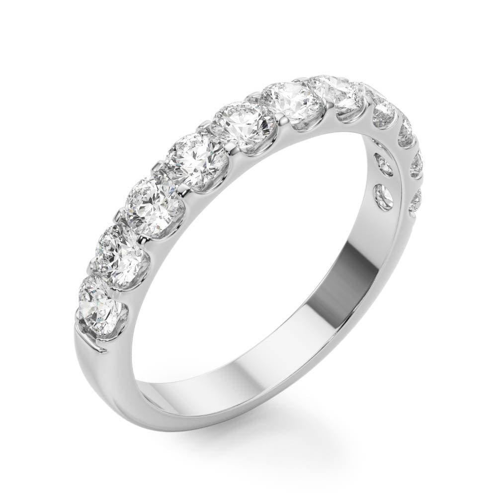 Whisper Light lab-grown diamond band, 14k white gold#Color_White Gold