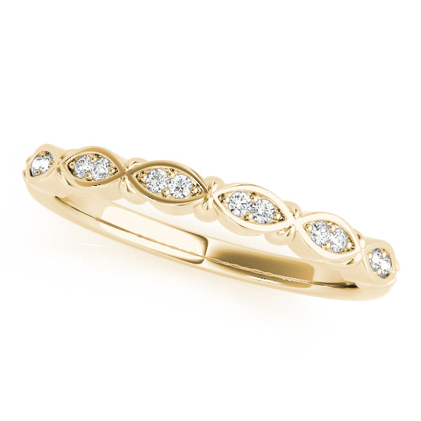 Watchful Grace lab-grown diamond eye band, 14k gold