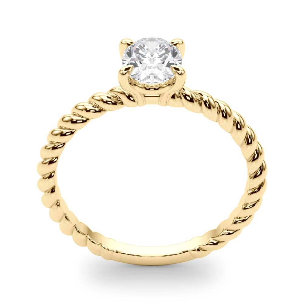 Woven Fortune lab-grown diamond ring, 14k yellow gold#Color_Yellow Gold