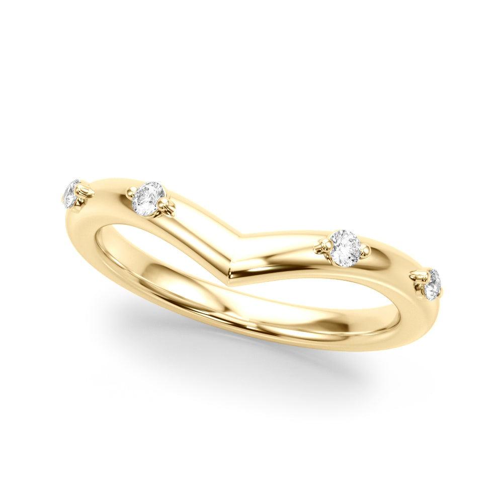 Winding Grove lab-grown diamond vine ring, 14k gold