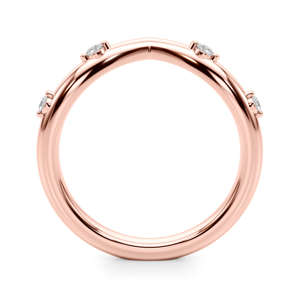 Winding Grove lab-grown diamond vine ring, 14k gold