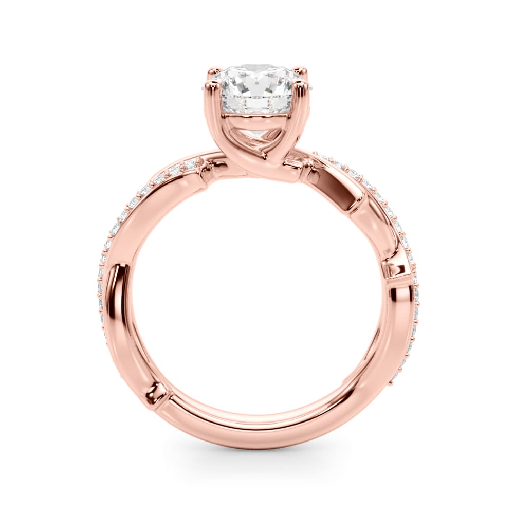 Vine Grove lab-grown diamond engagement ring, 14k rose gold#Color_Rose Gold