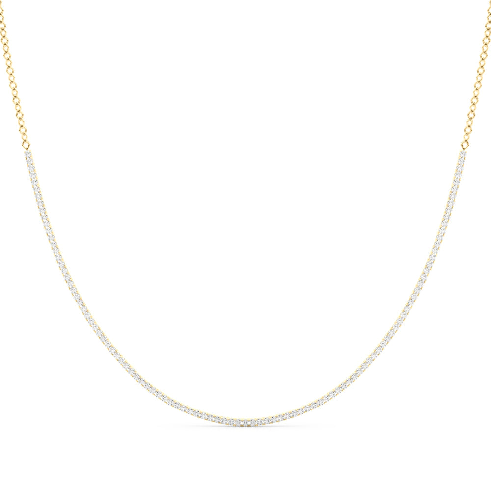 Quiet Line lab-grown diamond necklace, 14k yellow gold#Color_Yellow Gold