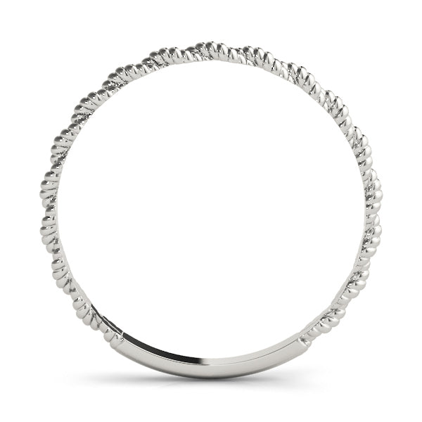 Bound Braid 14k gold braided band