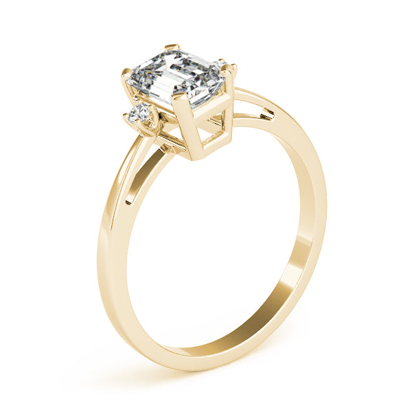 Blessed Row lab-grown diamond three-stone engagement ring, 14k yellow gold#Color_Yellow Gold