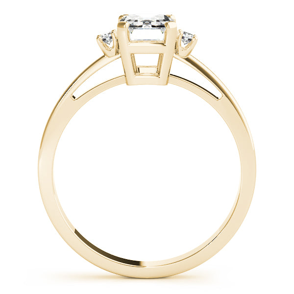 Blessed Row lab-grown diamond three-stone engagement ring, 14k yellow gold#Color_Yellow Gold