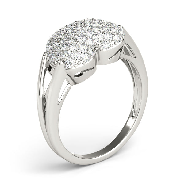 Heart Vow lab-grown diamond heart ring, 14k white gold#Color_White Gold