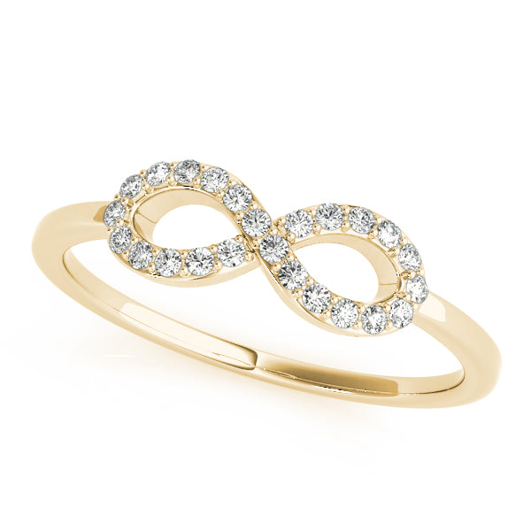 Love Bound lab-grown diamond ring, 14k gold