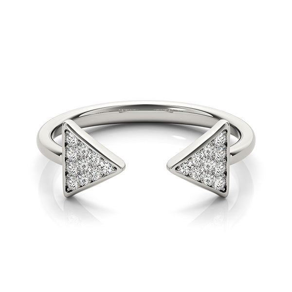 Double Favor lab-grown diamond ring, 14k gold
