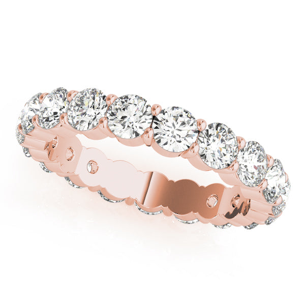 Daylight Circle lab-grown diamond eternity band, 14k gold