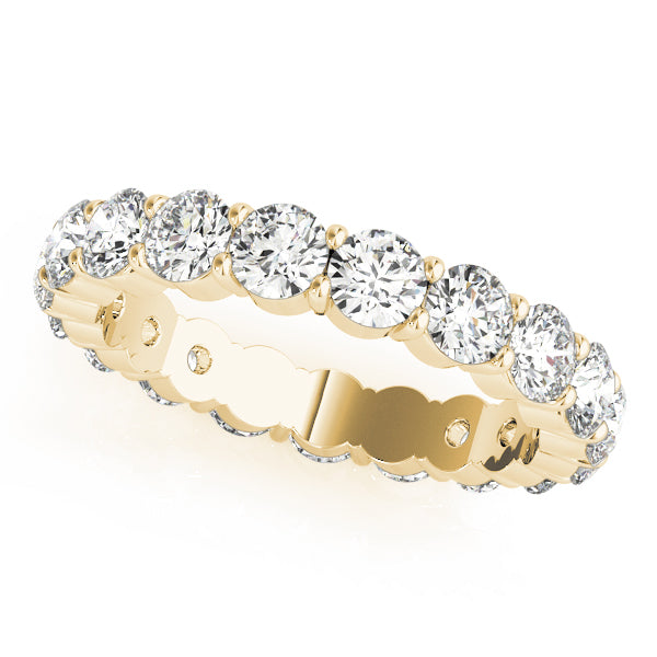 Daylight Circle lab-grown diamond eternity band, 14k gold