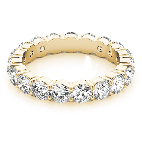 Daylight Circle lab-grown diamond eternity band, 14k gold