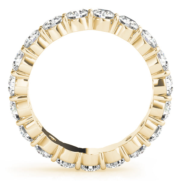 Daylight Circle lab-grown diamond eternity band, 14k gold
