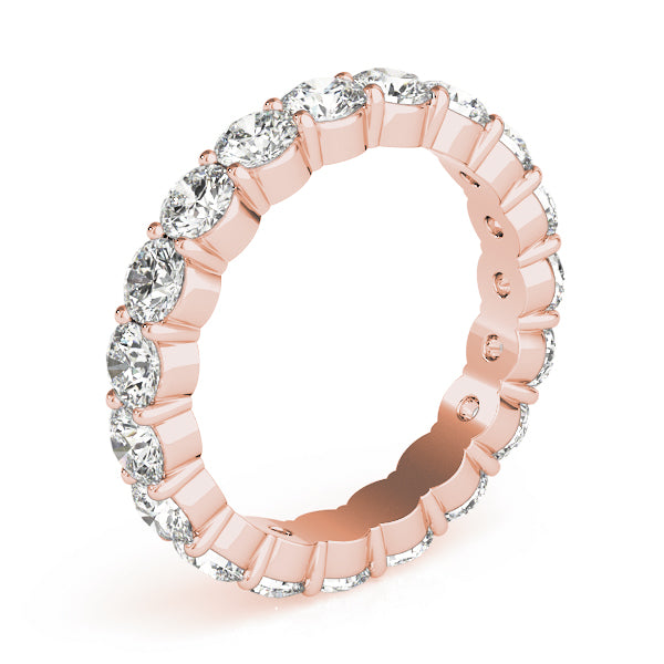 Daylight Circle lab-grown diamond eternity band, 14k gold