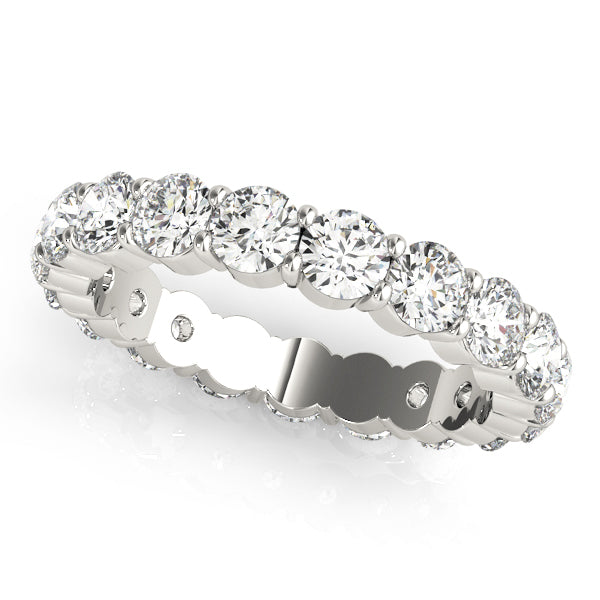 Daylight Circle lab-grown diamond eternity band, 14k gold
