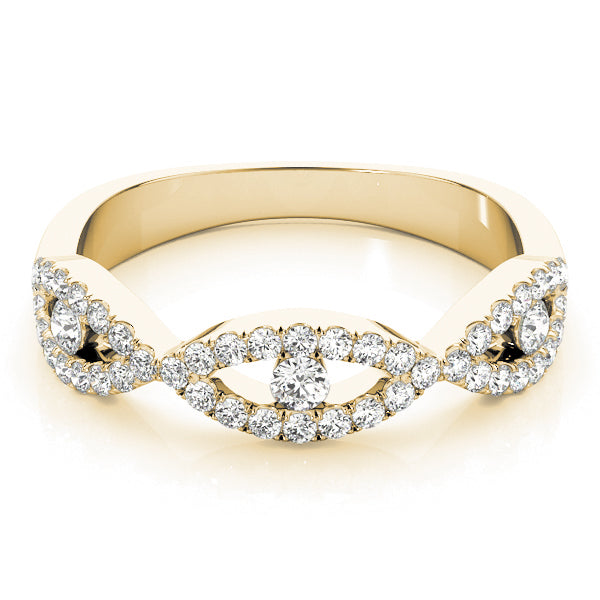 Charmed Eye lab-grown diamond eye ring, 14k yellow gold#Color_Yellow Gold