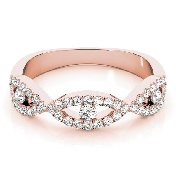 Charmed Eye lab-grown diamond eye ring, 14k rose gold#Color_Rose Gold