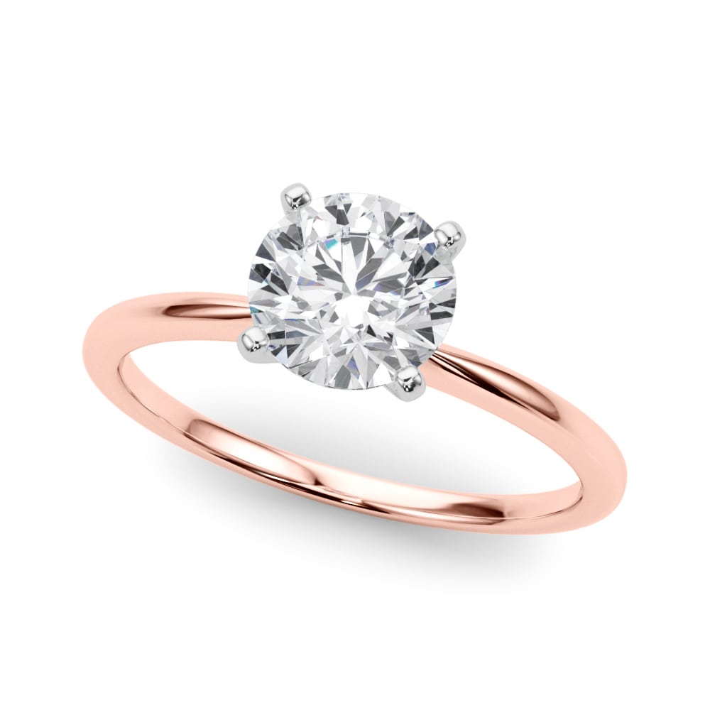 Daylight Solitaire lab-grown diamond solitaire, 14k rose gold#Color_Rose Gold