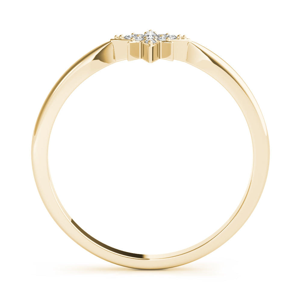 Star Flare lab-grown diamond ring, 14k gold