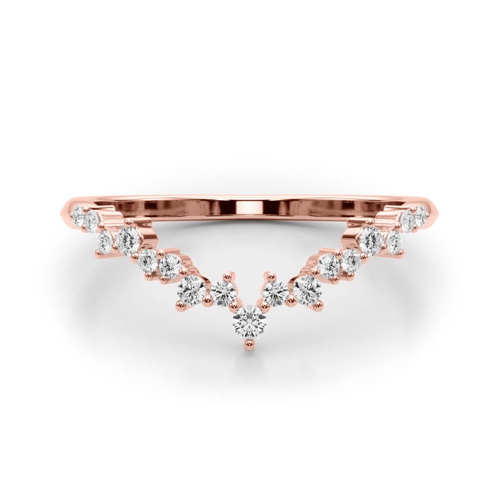 Branch Flourish lab-grown diamond band, 14k gold