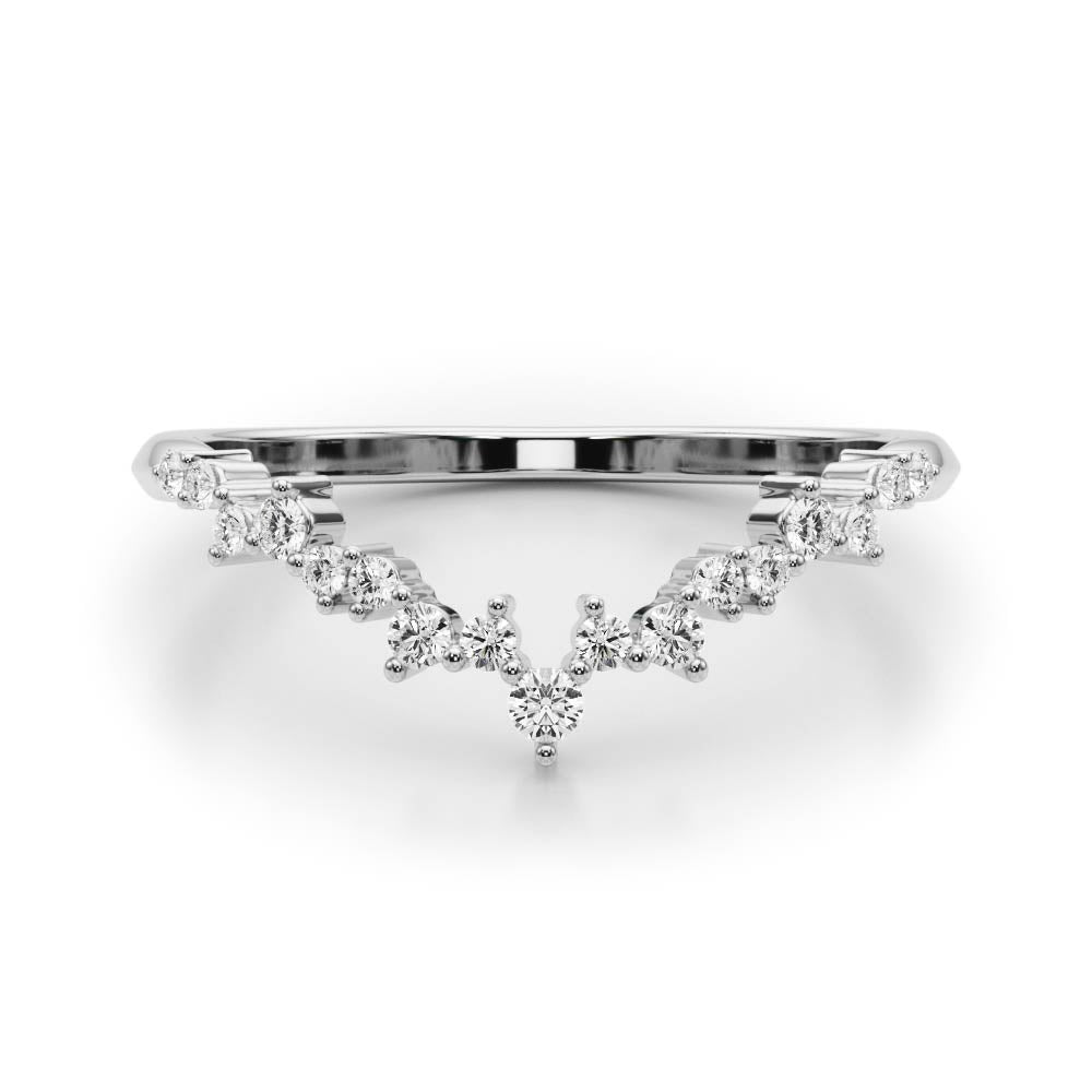 Branch Flourish lab-grown diamond band, 14k gold
