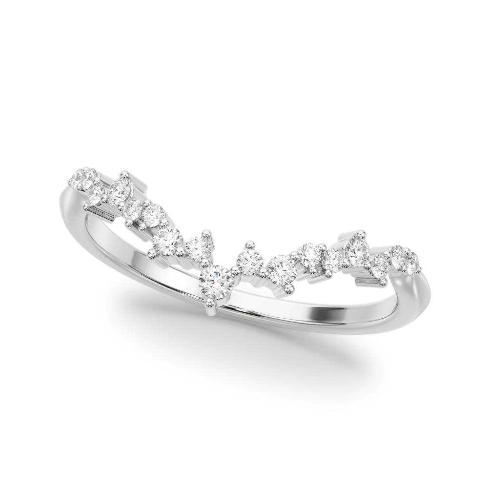 Branch Flourish lab-grown diamond band, 14k gold
