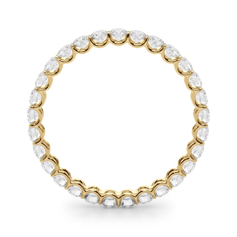 Full Circle lab-grown diamond eternity band, 14k yellow gold#Color_Yellow Gold