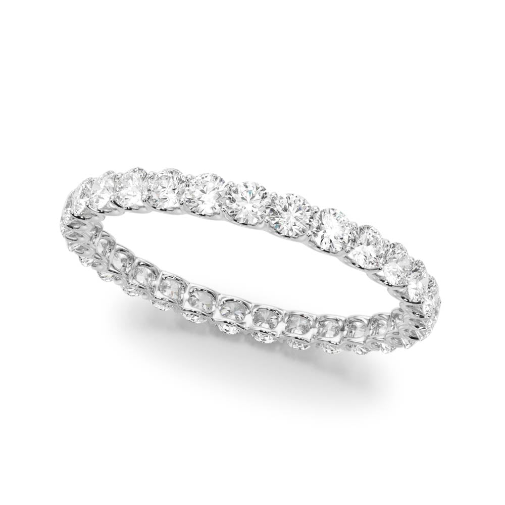 Full Circle lab-grown diamond eternity band, 14k white gold#Color_White Gold