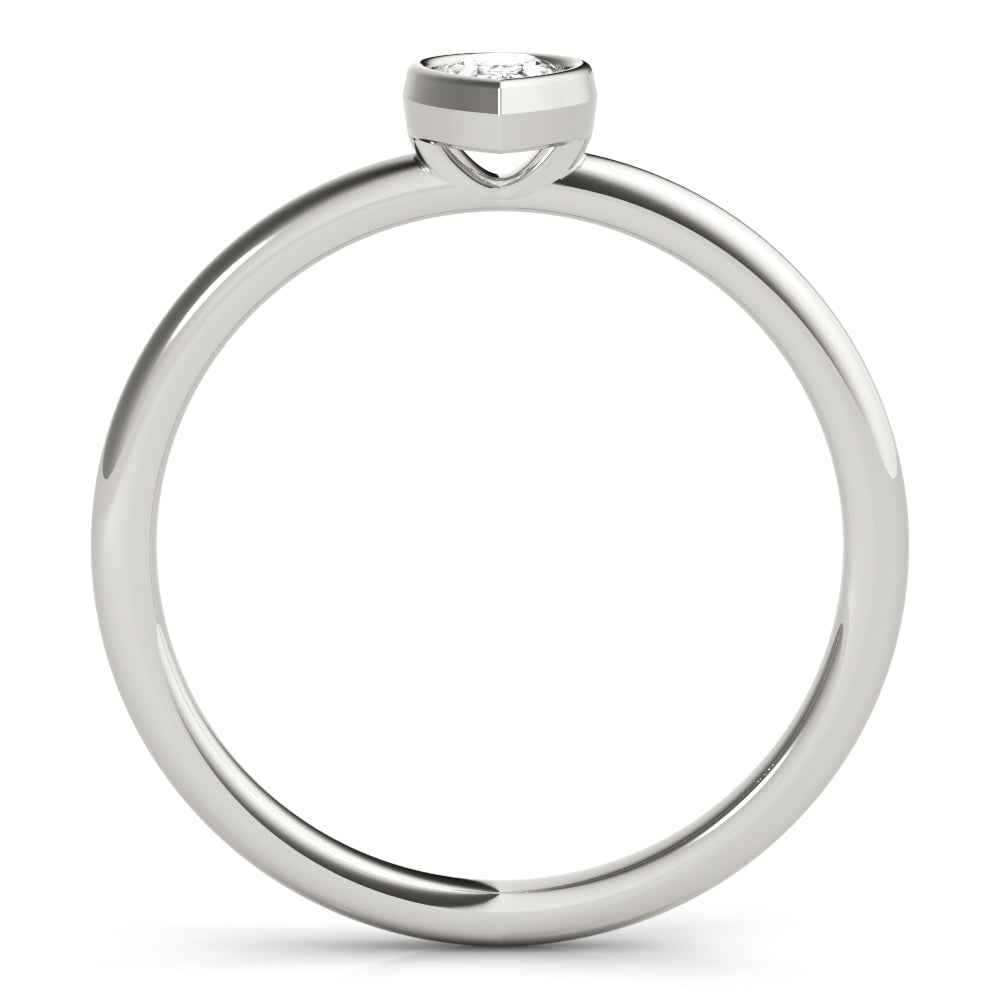 Pear Vow lab-grown diamond ring, 14k gold