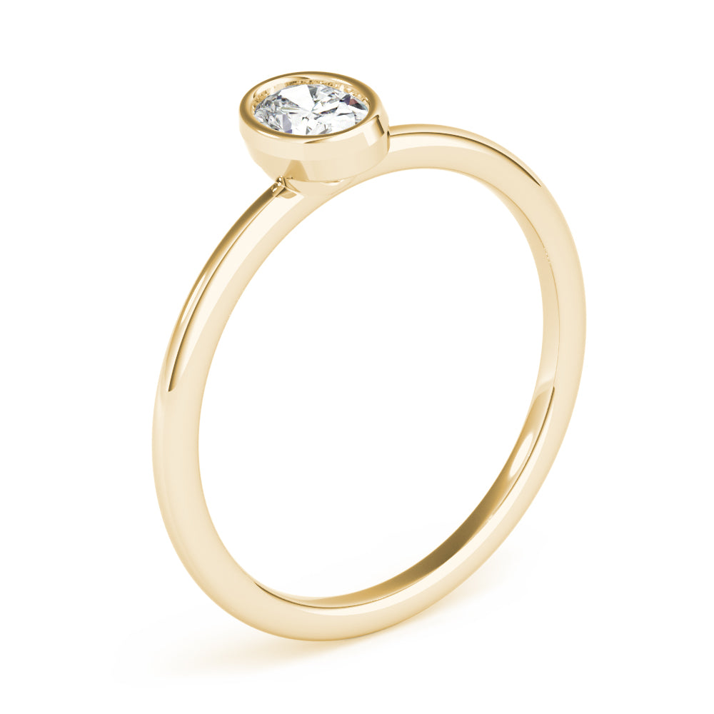Oval Promise lab-grown diamond ring, 14k gold