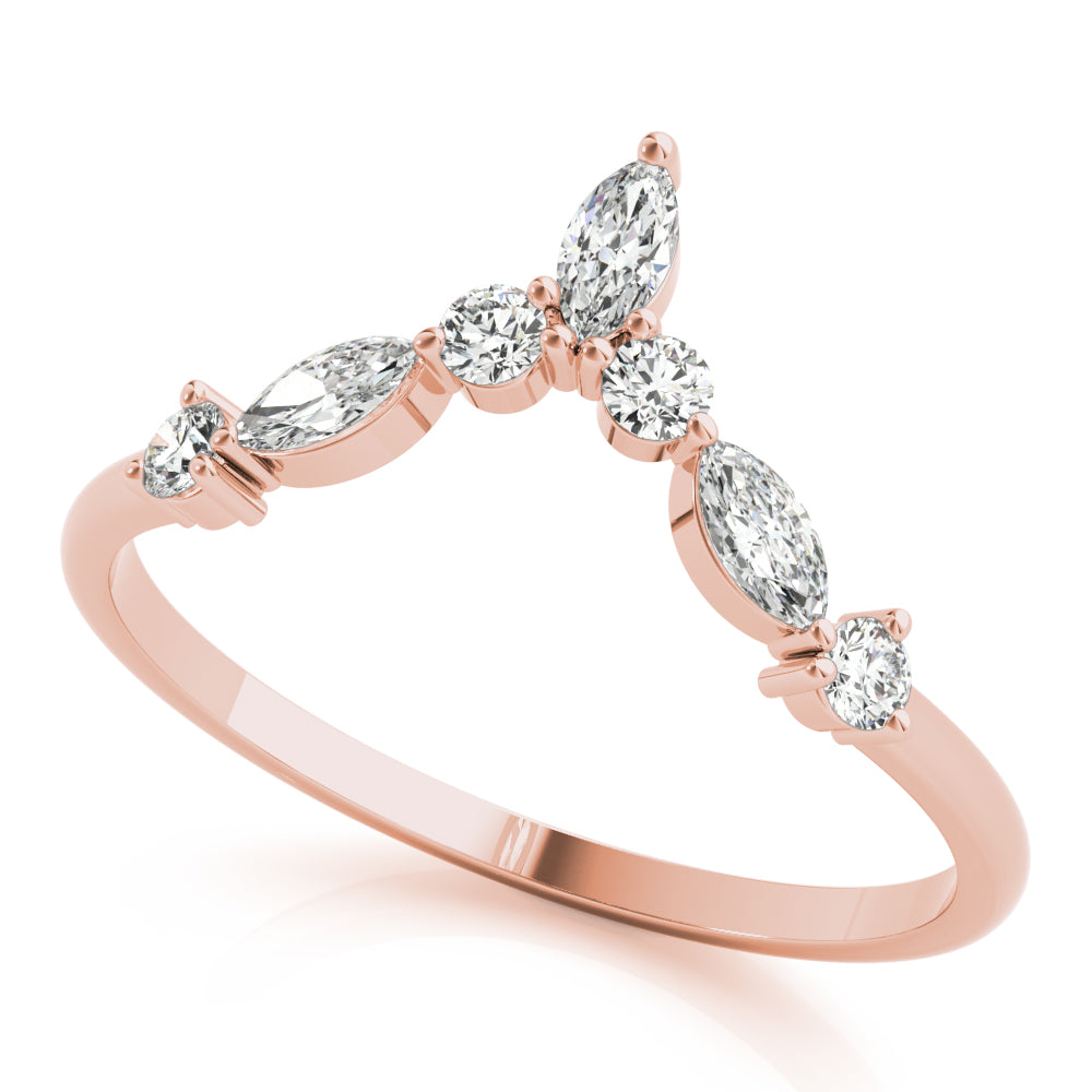 Marquise Bloom lab-grown diamond ring, 14k rose gold#Color_Rose Gold
