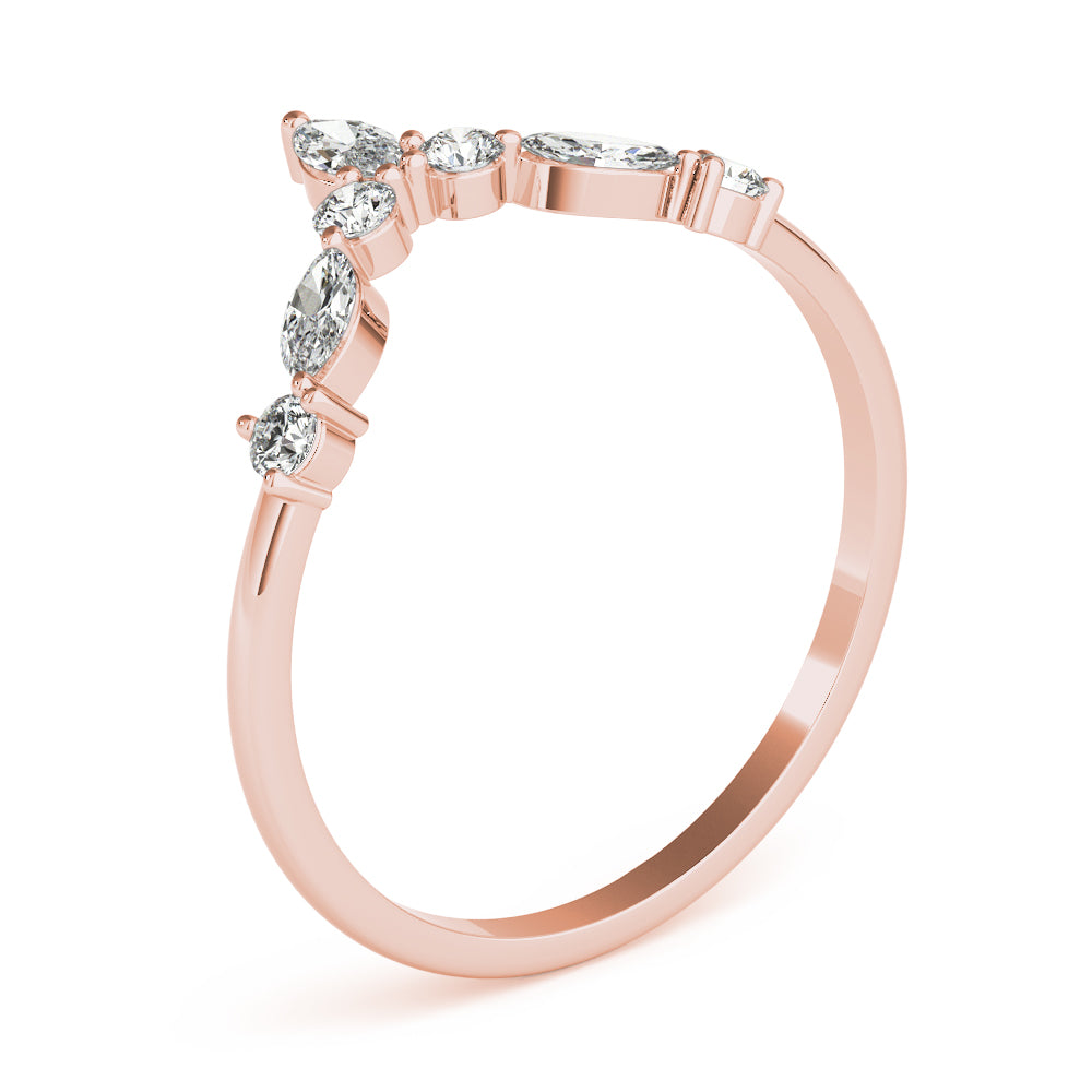 Marquise Bloom lab-grown diamond ring, 14k rose gold#Color_Rose Gold