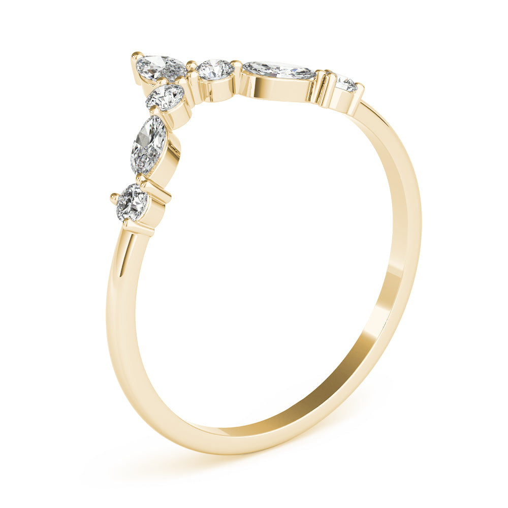 Marquise Bloom lab-grown diamond ring, 14k yellow gold#Color_Yellow Gold