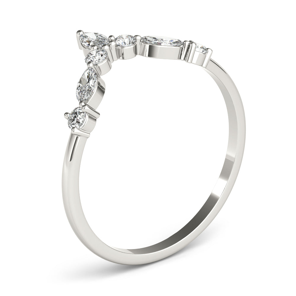 Marquise Bloom lab-grown diamond ring, 14k white gold#Color_White Gold