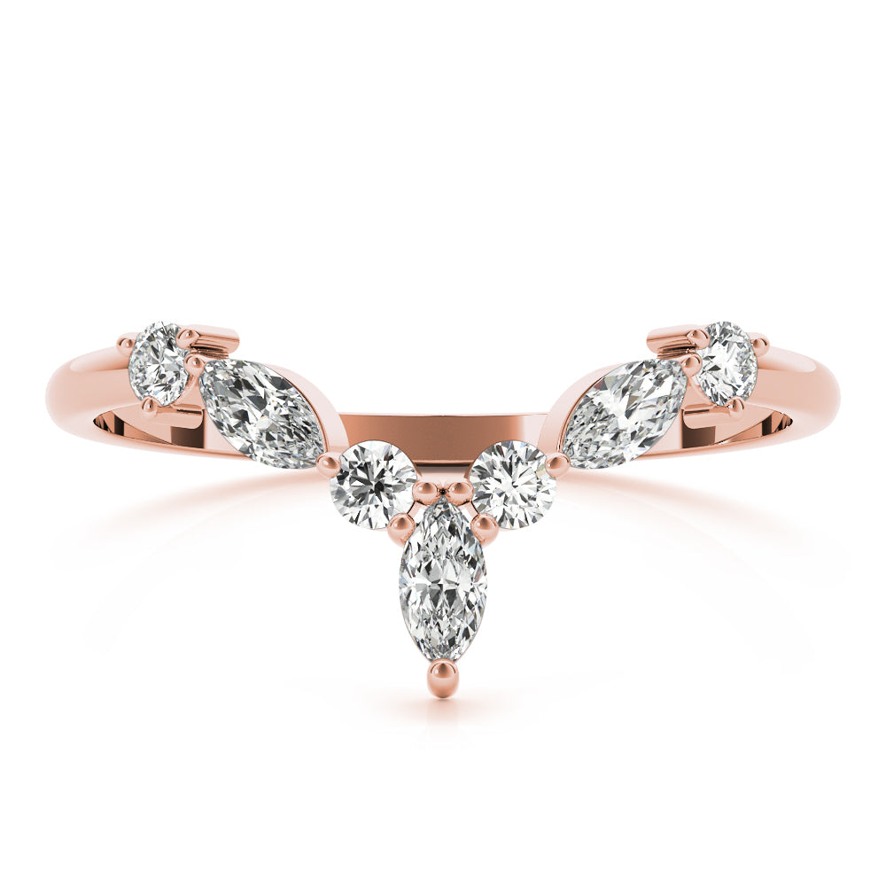 Marquise Bloom lab-grown diamond ring, 14k rose gold#Color_Rose Gold