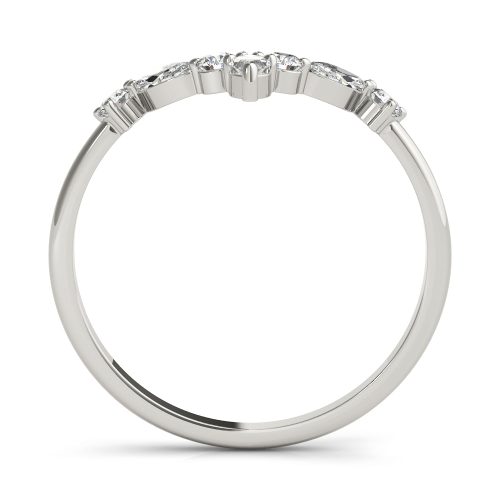 Marquise Bloom lab-grown diamond ring, 14k white gold#Color_White Gold
