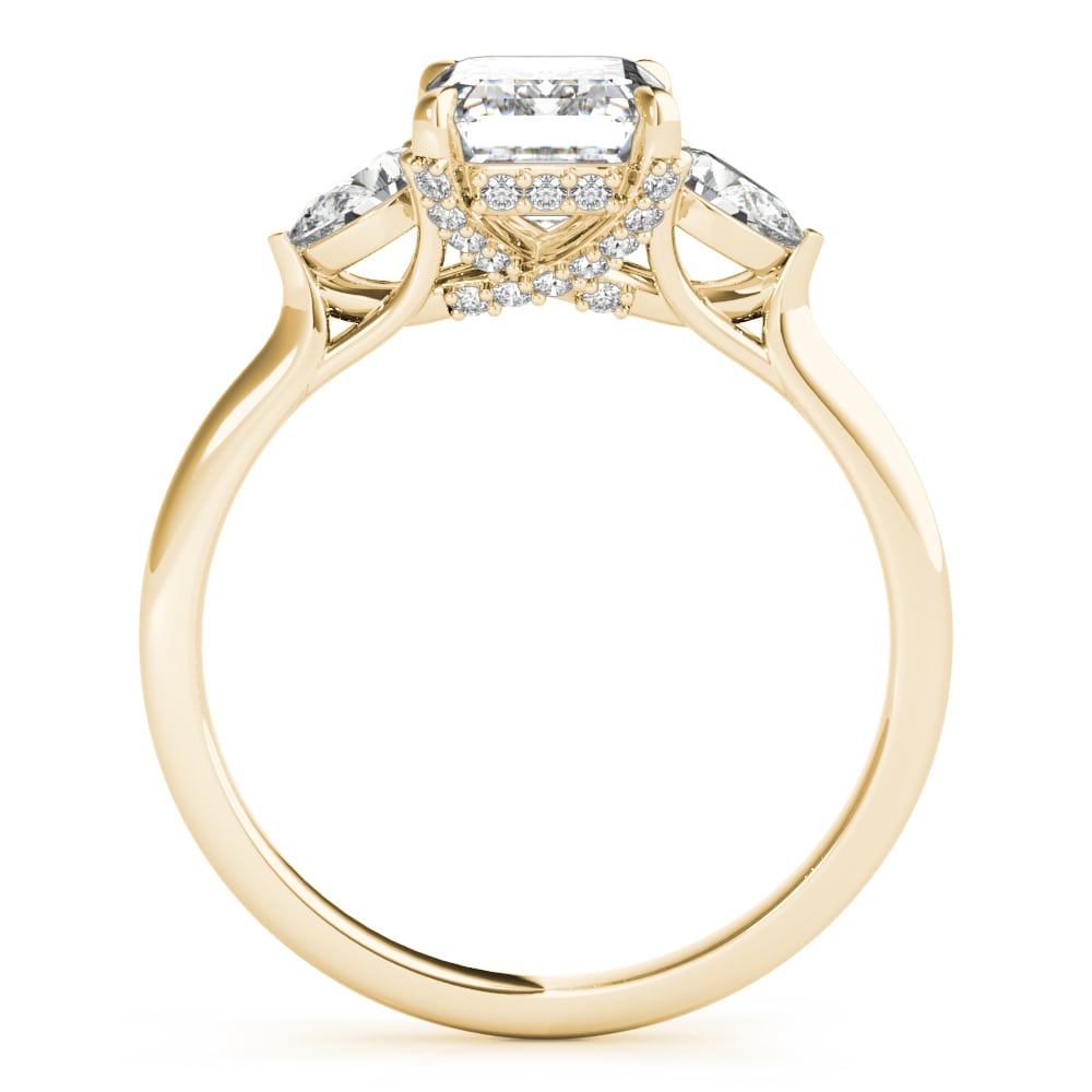 Given Grace lab-grown diamond engagement ring, 14k yellow gold#Color_Yellow Gold