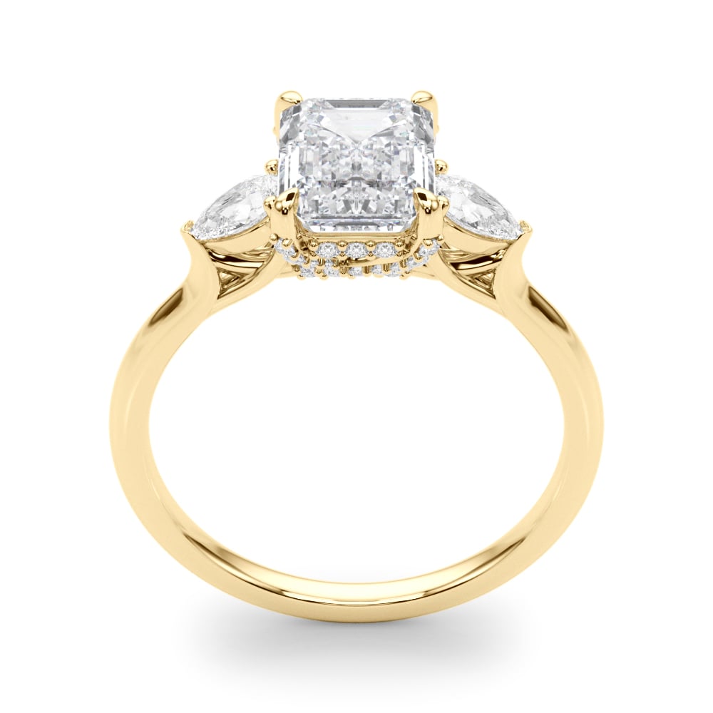 Given Grace lab-grown diamond engagement ring, 14k yellow gold#Color_Yellow Gold