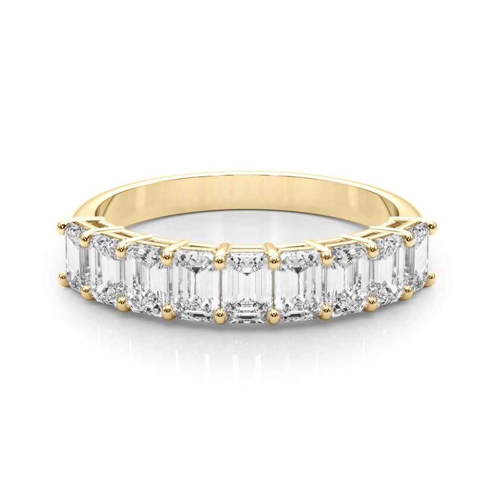 Dawn Chorus lab-grown diamond band, 14k gold