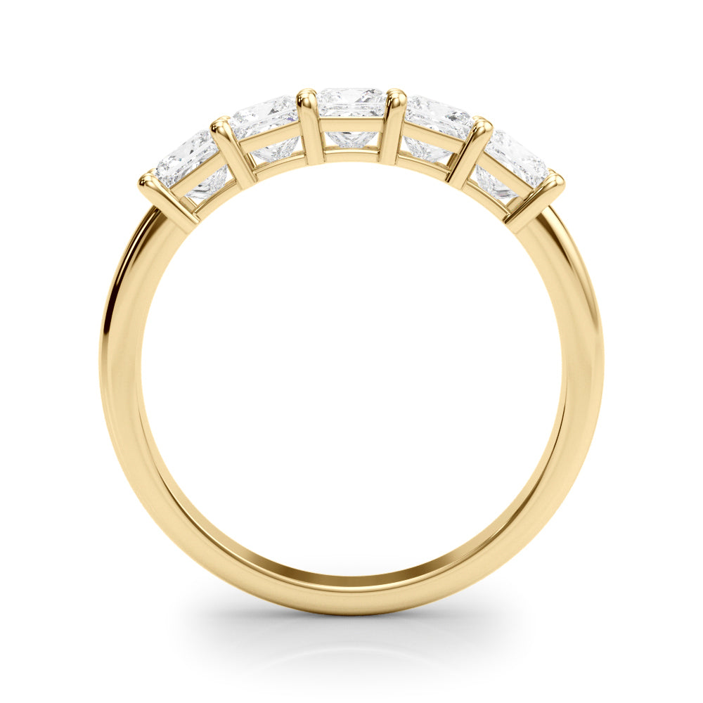 Five Lanterns lab-grown diamond five-stone ring, 14k yellow gold#Color_Yellow Gold