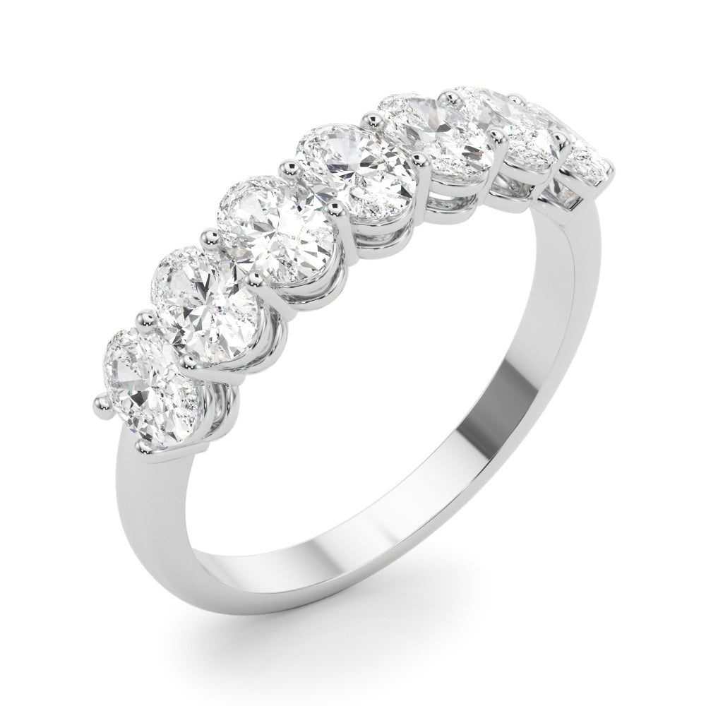 Quiet Circle lab-grown diamond band, 14k gold