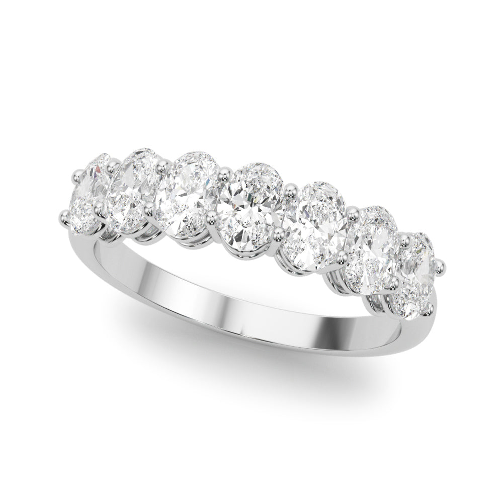 Quiet Circle lab-grown diamond band, 14k gold