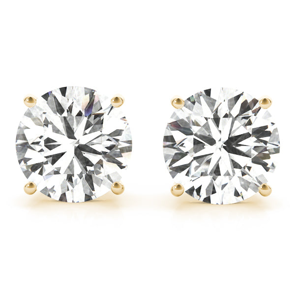 Quiet Glow lab-grown diamond stud earrings, 14k yellow gold, 0.4 to 0.8 ct#Color_Yellow Gold