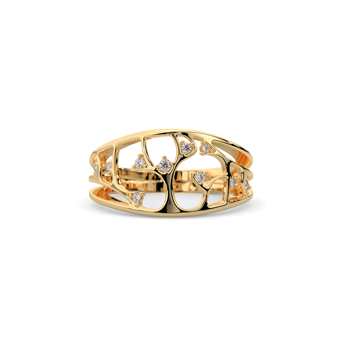 Given Ray lab-grown diamond ring, 14k gold
