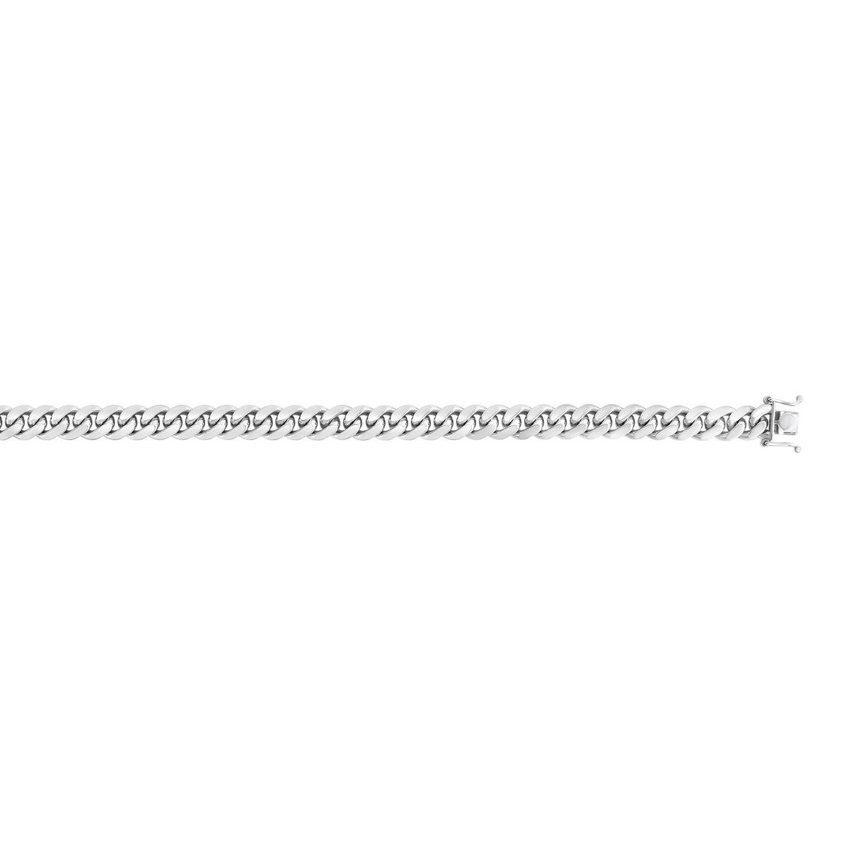 Ledger Cuban sterling silver miami cuban chain, sterling silver, 8.4mm #Color_Sterling Silver