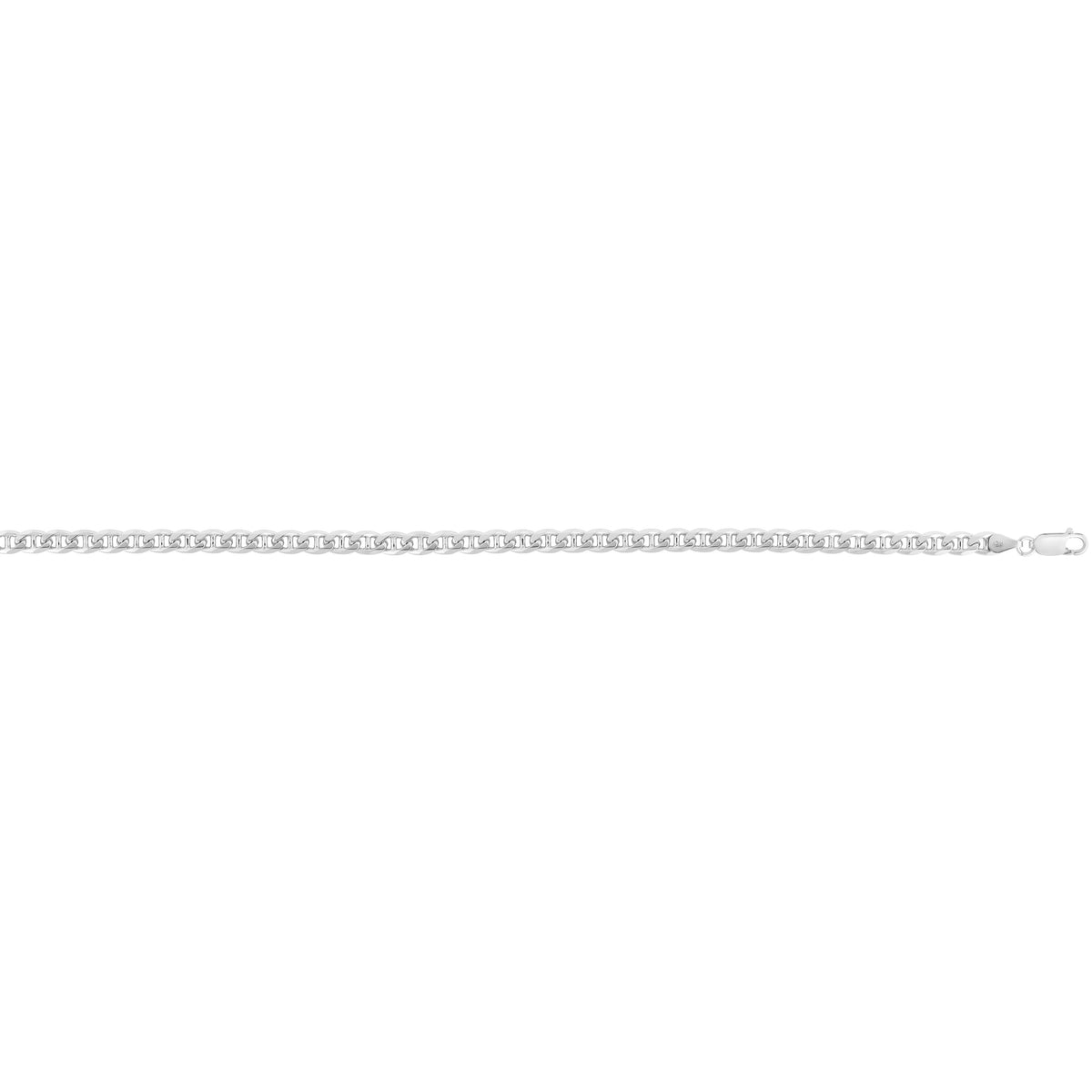 Anchor Mariner sterling silver mariner chain, sterling silver, 5.6mm #Color_Sterling Silver