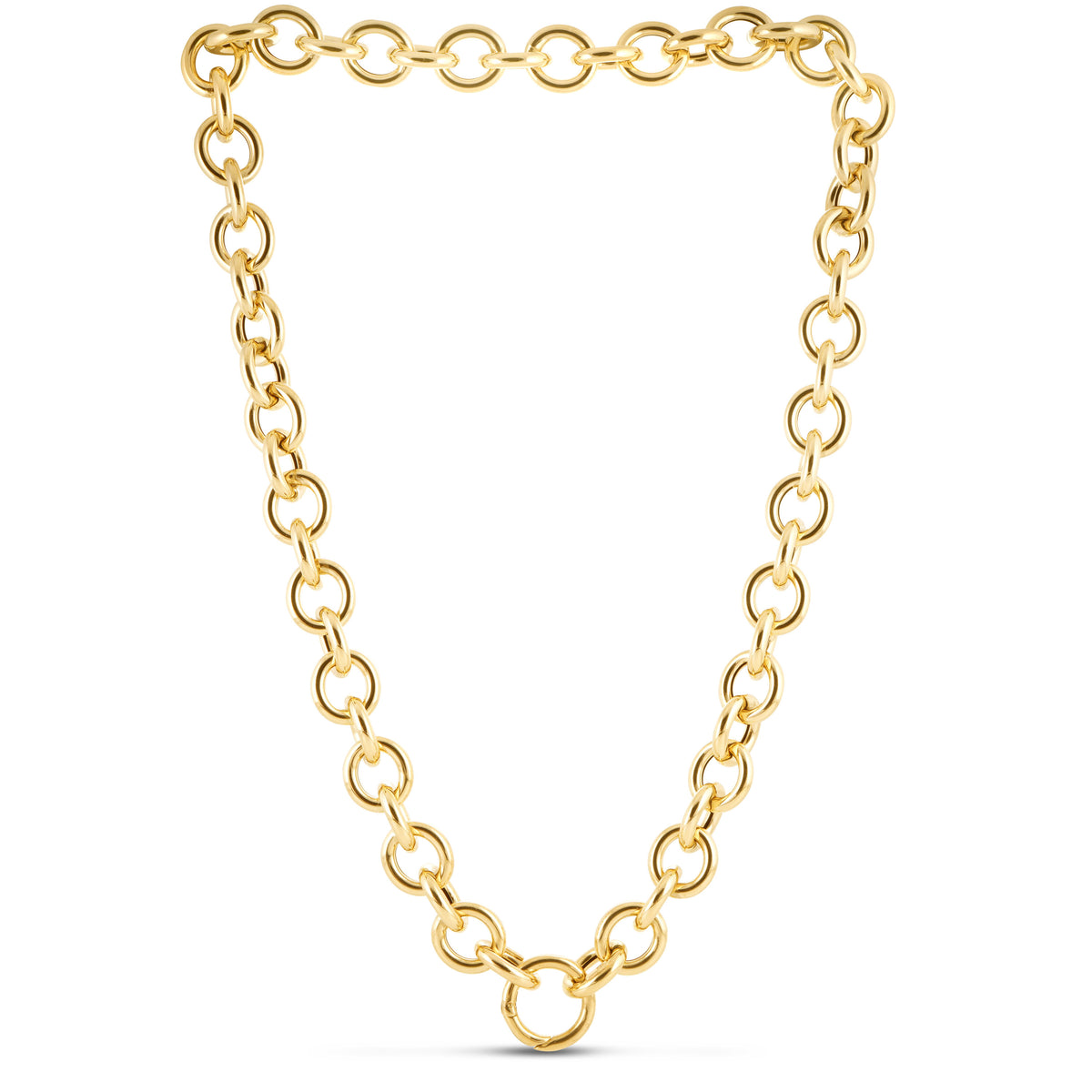 Vow Chain 14k gold link necklace