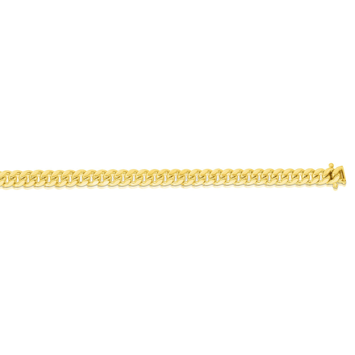 Ledger Cuban 14k gold miami cuban chain, 14k yellow gold, 4.9mm #Color_Yellow Gold