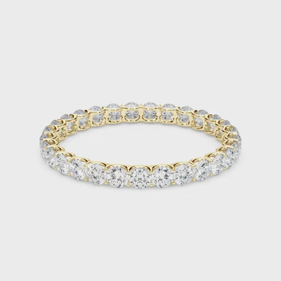 Full Circle lab-grown diamond eternity band, 14k yellow gold#Color_Yellow Gold